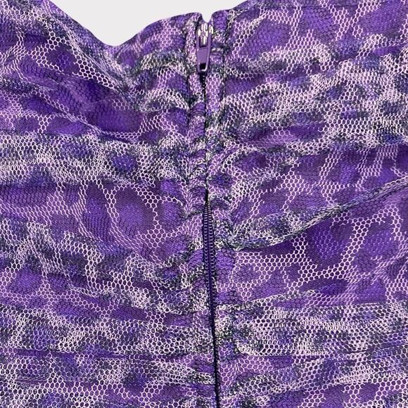 𝅺teezeme Strapless Purple Cocktail Dress - Picture 4 of 6